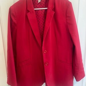 Chicos red blazer